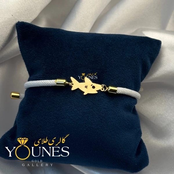 دستبند کوسه طلا لیزری